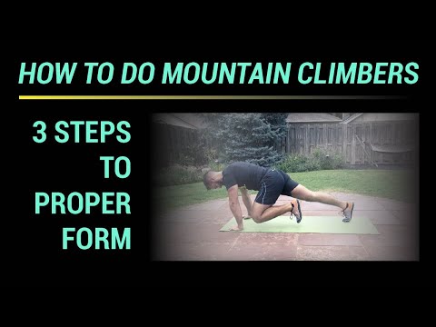 Mountain Climbers: How To (3 steps to proper form)