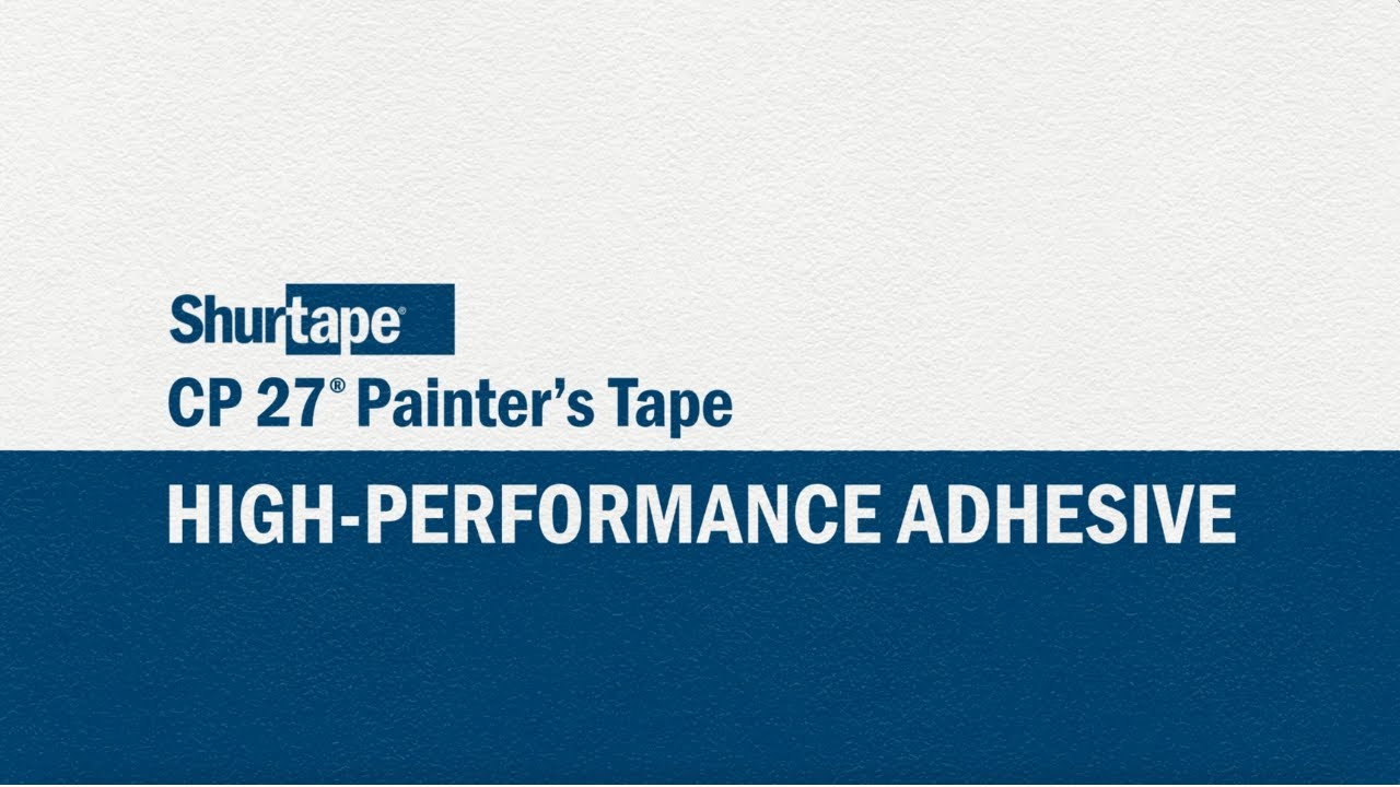 915664-5 Shurtape Paper Painters Masking Tape, Rubber Tape Adhesive, 5.60  mil Thick, 24mm X 55m, Blue, 1 EA