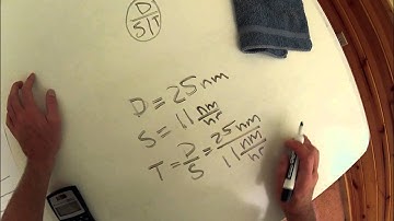 d street distance speed and time