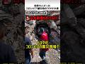 コロンビアの被災地TOYOTA広告