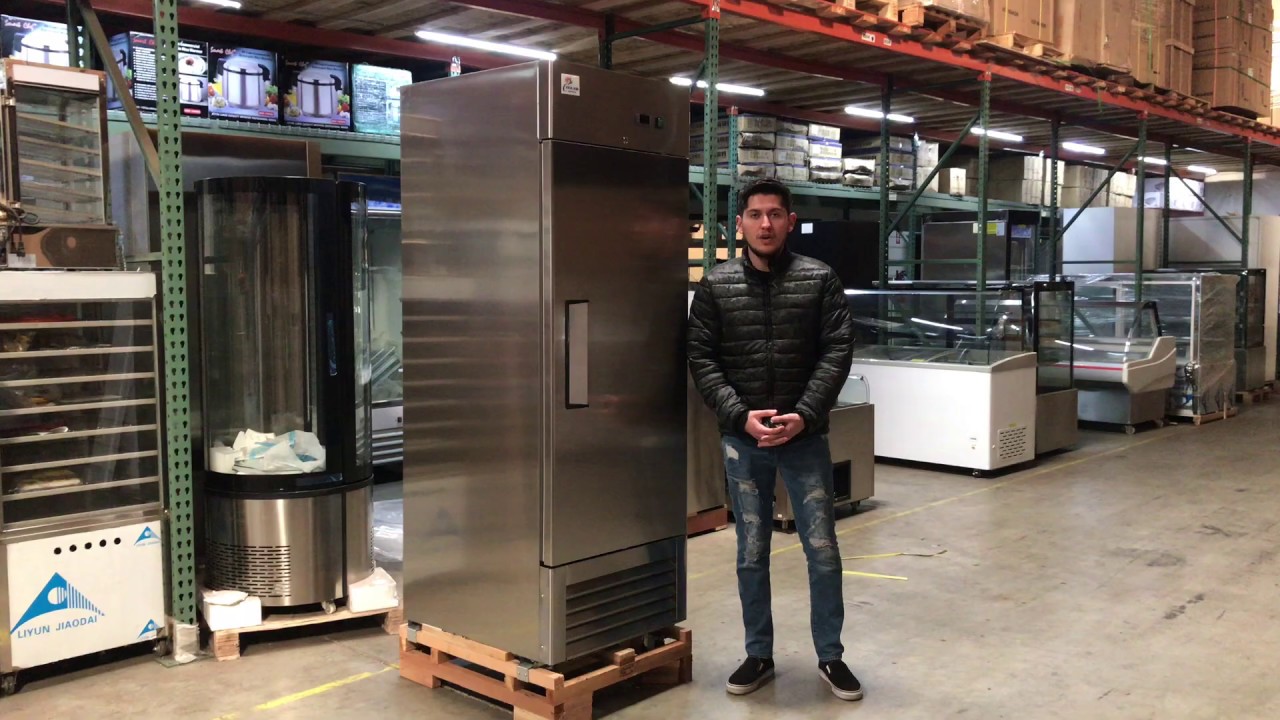 One door Commercial Reach In Freezer Refrigerator Refrigerated Cooler