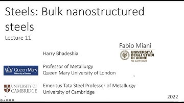 Steels: nanostructured alloys
