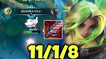 WILD RIFT ADC // THIS ZERI GOT MASSIVE BUFF IN PATCH 6.3D WITH THIS BUILD AND RUNES GAMEPLAY!