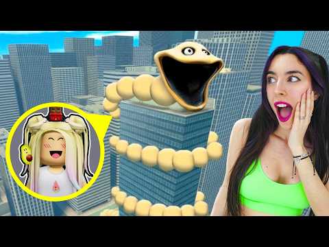 Me CONVERTÍ en el GUSANO ATERRADOR de Roblox