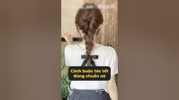 Hướng dẫn tết tóc Hàn Quốc kiểu xoắn sóng, mau học ngay!! #xinhhetnac #shorts