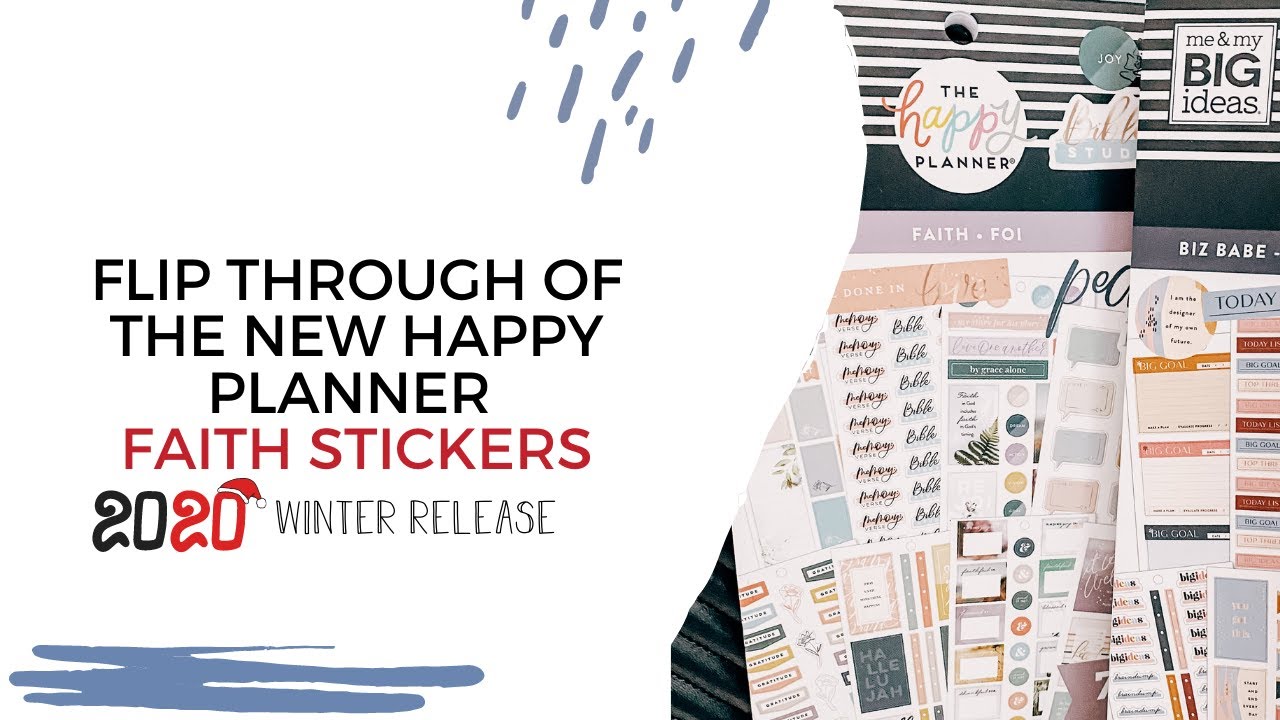 The NEW FAITH Sticker Book From The Happy Planner is GORGEOUS! | Flip ...