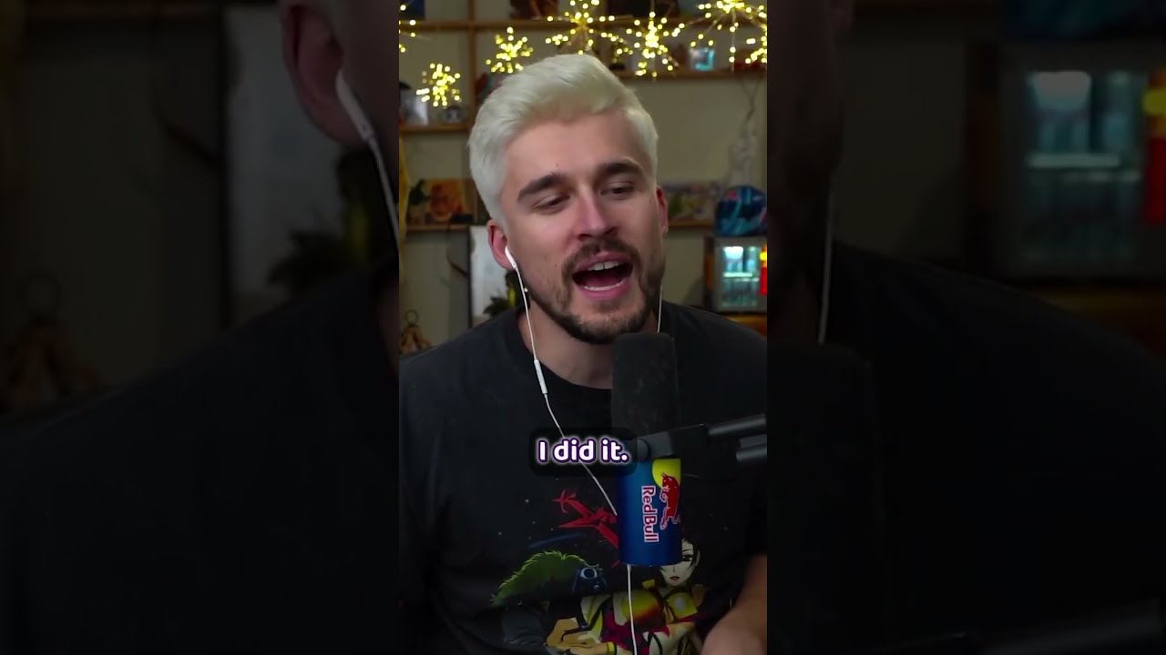 Ludwig bleaches his hair