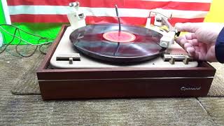 DEMO OF VINTAGE GARRARD MODEL A TURNTABLE 4 SPEED ~NICE FOR SALE
