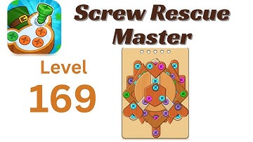 Screw Rescue Master Level 169 Walkthrough 🔩🧩 | Go Answer