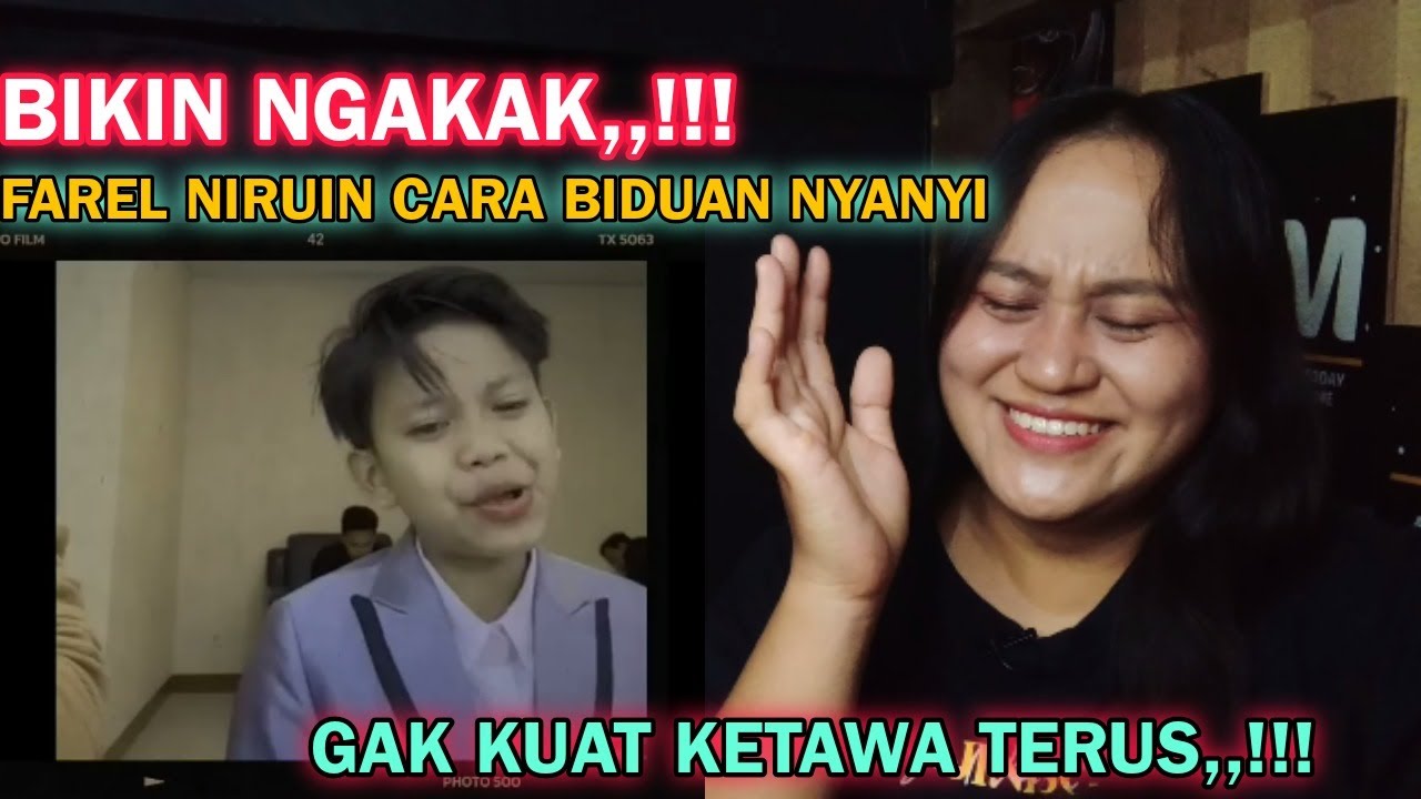 BIKIN NGAKAK,,!! FAREL PRAYOGA NIRUKAN SUARA BIDUAN || Arisa Reaction