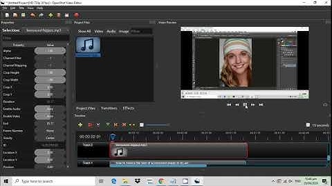How to add music background for the video using OpenShot Video Editor