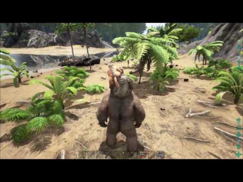 19 Ark Isl S2 スピノサウルスをテイム Pc版公式pve Ark Survival Evolved Youtube