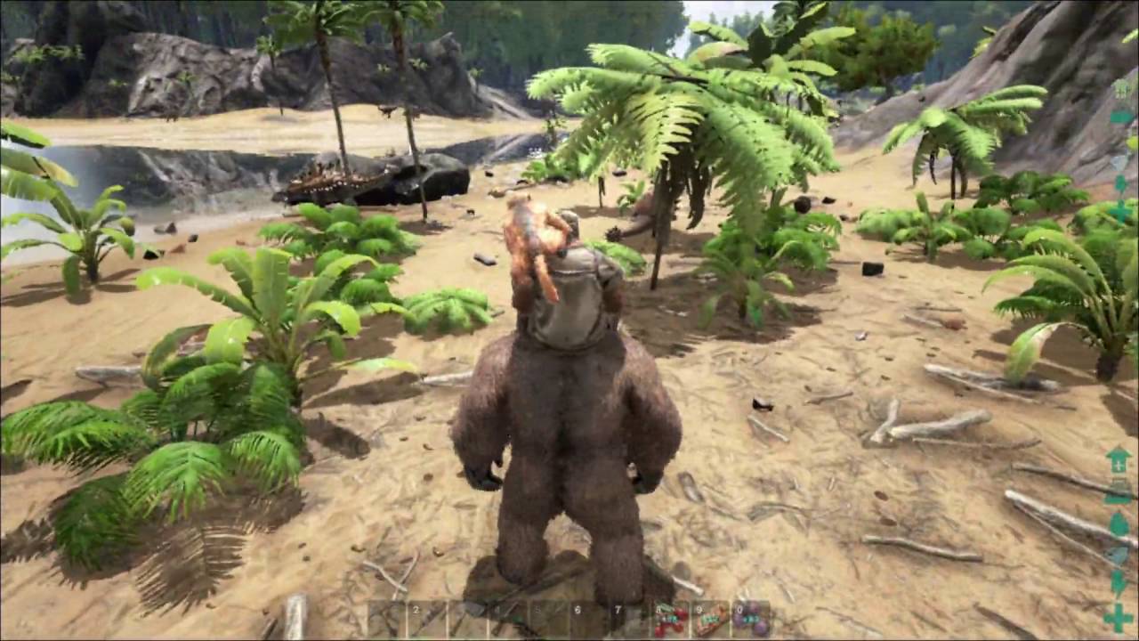 Ark ガリミムスを初テイム 意外と簡単だが 気絶地注意 Youtube