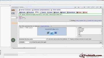 access database using php