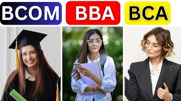 B.Com × BBA × BCA Which one is Better Course? BCOM VS BCA Which is Better? bba vs bca | bcom vs bba