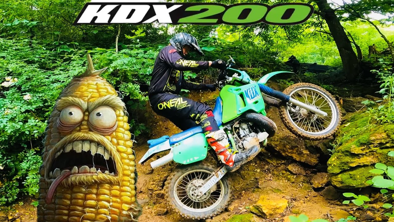Does the 1989 KDX200 Hard Enduro ?! - YouTube