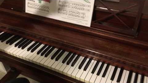 How to Play Skipping Stones and Mudskippers from Bastien Level 1 Technic Book page 3 (on piano)