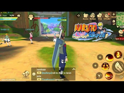 Naruto: Slugfest Gameplay (3D OPEN WORLD MMORPG) Android/IOS