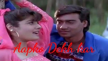Aapko Dekh kar - Divya Shakti | Kumar Sanu, Alka Yagnik | Ajay Devgan & Raveena Tandon