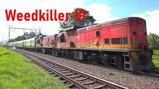 Caught a Weed Killer train while waiting for Ceres Rail Company Steam Train | Train South Africa