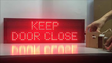 Customize LED display Message | 2 X 10CH | RS232 Display | RS485 Display | LED Display Malaysia