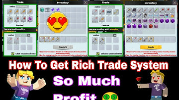 Trade (6) How To Get Rich Trade System In Skyblock | Blockman Go|