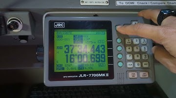 How to change WGS 84 to other geodetic system in Jrc GPS | Sailor 360