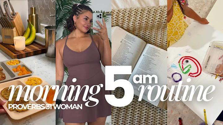 5AM PROVERBS 31 WOMAN MORNING ROUTINE| How You Can Reflect Christ & Start Your Day With Purpose! 