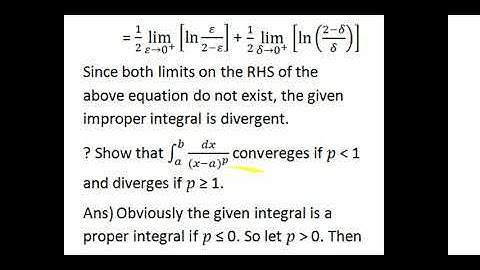 Integrals of Unbounded Functions|2nd SEM UG|Calicut University|Complimentary Course Mathematics