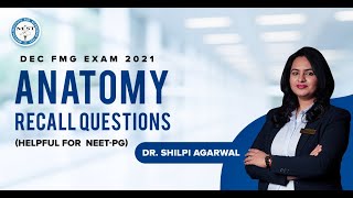 FMG Exam DEC 2021 RECALL QUESTIONS (Helpful for NEET-PG) | Dr. Shilpi Agarwal | Anatomy | MIST FMGE screenshot 5