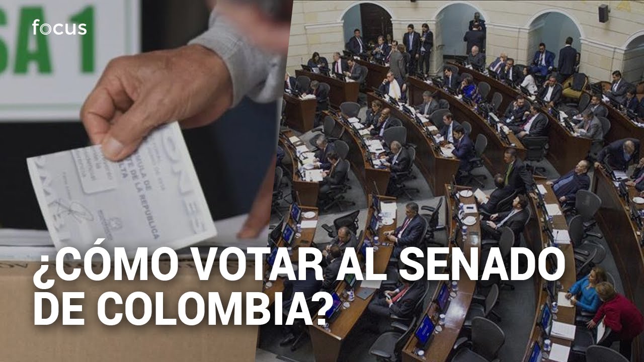 ¿Cómo votar al Senado de la República de Colombia este domingo?