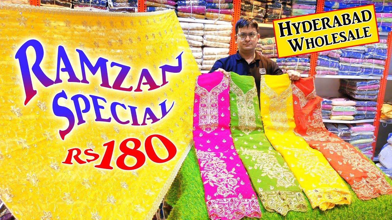 Hyderabad Wholesale Ramzan New Variety Only 180.Rs 🚚All India Delivery 🚚 || G.M Suits ||
