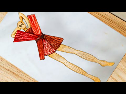 Fashion designer:illustrator tutorial and fashion designer draw amazing dress