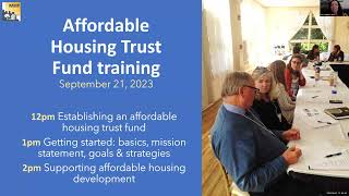 2023 Affordable Housing Trust Fund Annual Trainings