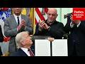 BREAKING: Trump Signs Executive Order On Psychedelic Drugs With Joe Rogan As Iran Shuts Hormuz