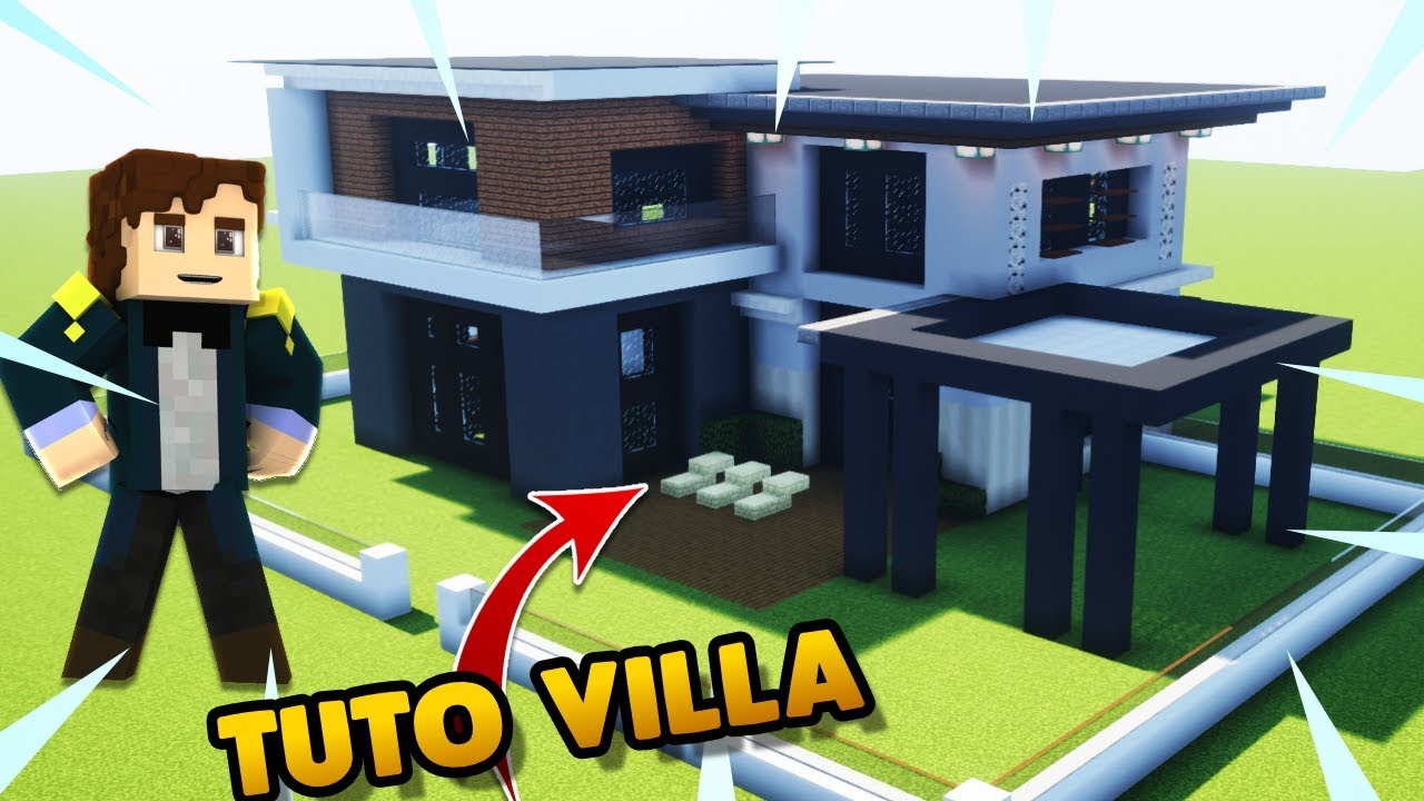 TUTO VILLA DE LUXE MINECRAFT CONSTRUCTION ! - YouTube