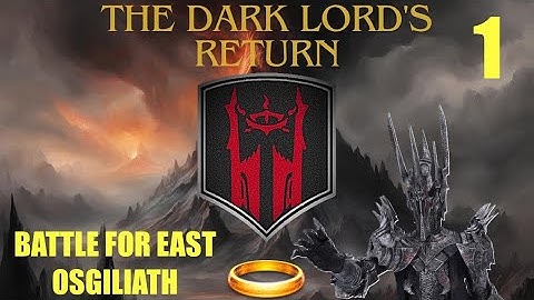 Third Age: Total War Divide And Conquer [DAC v5] - Mordor - 1: Battle for East Osgiliath