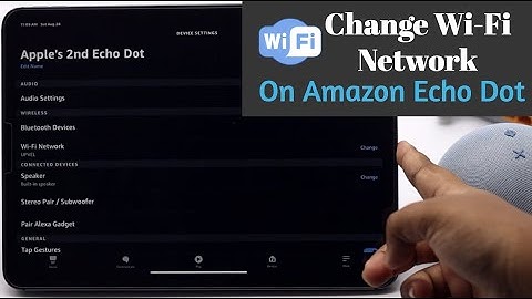 Change WiFi Network on Amazon Echo Dot (4th Generation)!