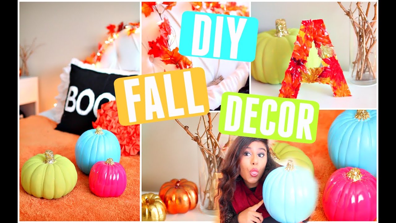 Make Your Room Cozy for Fall! | Easy DIY Fall Room Decor! 2015 - YouTube