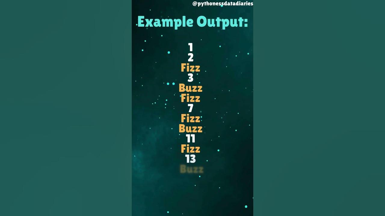 Python Exercises for beginners | Practice Python Loop | Get Fizz, Buzz ...