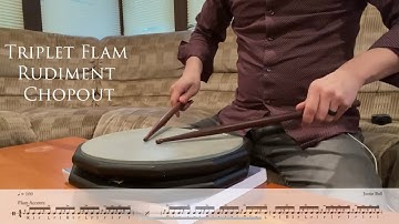 Triplet Flam Rudiment Chopout - Snare Drum Exercise (DOWNLOAD FREE PDF)