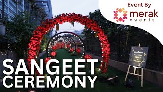 Sangeet Ceremony | Wedding Event Management | Wedding Event Planner | Merak Events