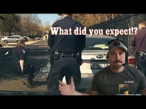 Cop breaks window after driver fails to give ID (Toler Reacts) thumbnail