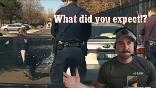 Cop breaks window after driver fails to give ID (Toler Reacts)