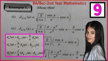 Example Related to Recurrence Relation For Bessel