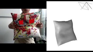 Reconstruct and augment non-planar objects in realtime
