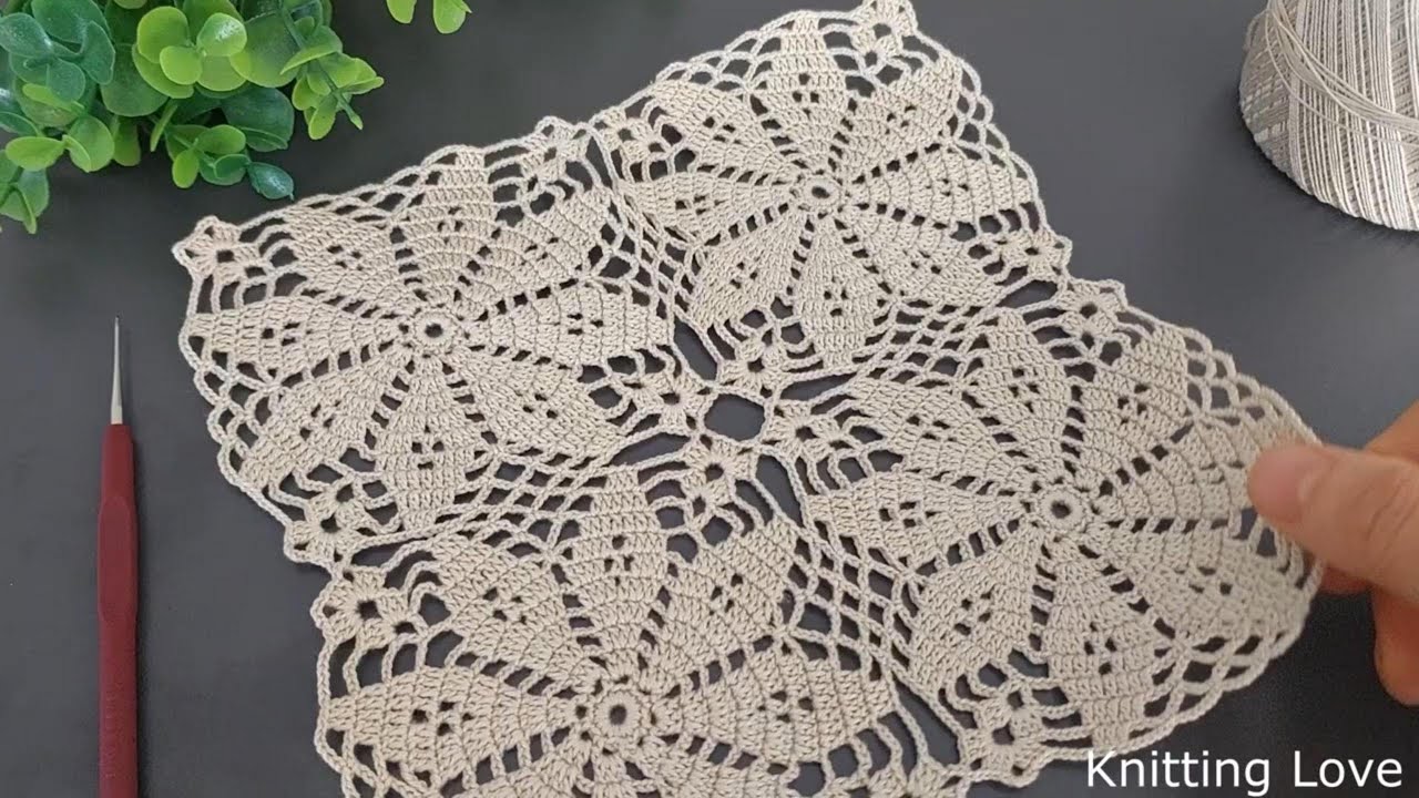 NEW DISCOVERY 👍 Easy Crochet Lace Motif | Stunning Doily / Table Runner Pattern