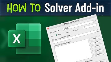 How To Open Solver Add-in Excel Mac
