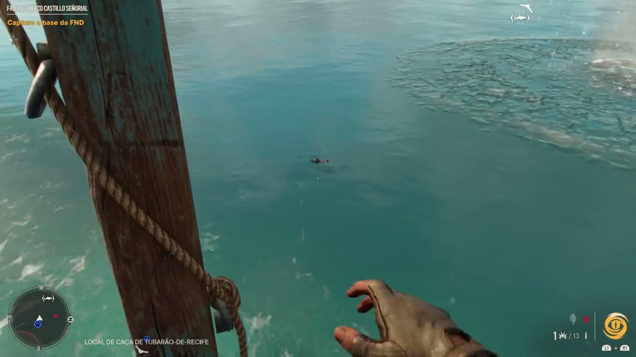 Troféu Águas Turbulentas - Elimine um tubarão com uma explosão - Far Cry 6 - 🏆 gsFALCON Trophies Troféu Águas Turbulentas - Elimine um tubarão com uma explosão - Far Cry 6 - 🏆 gsFALCON Trophies