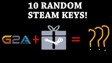 G2A 10 Random Steam Keys!